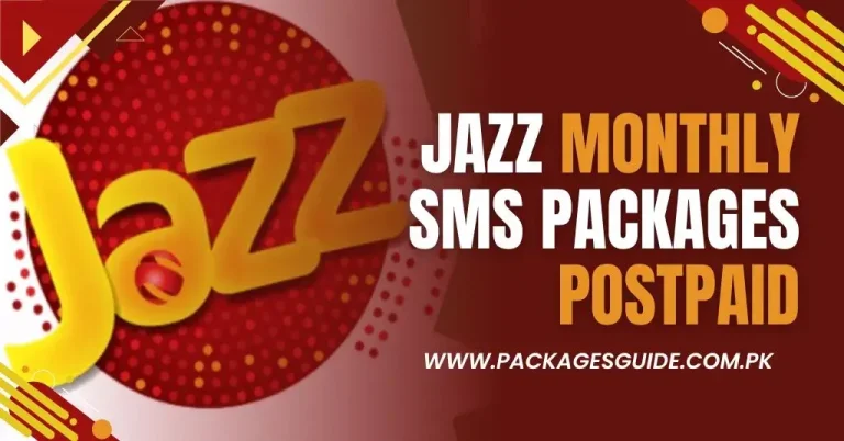 Jazz monthly sms packages postpaid