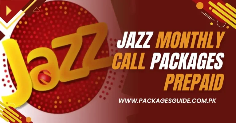 jazz monthly call packages prepaid